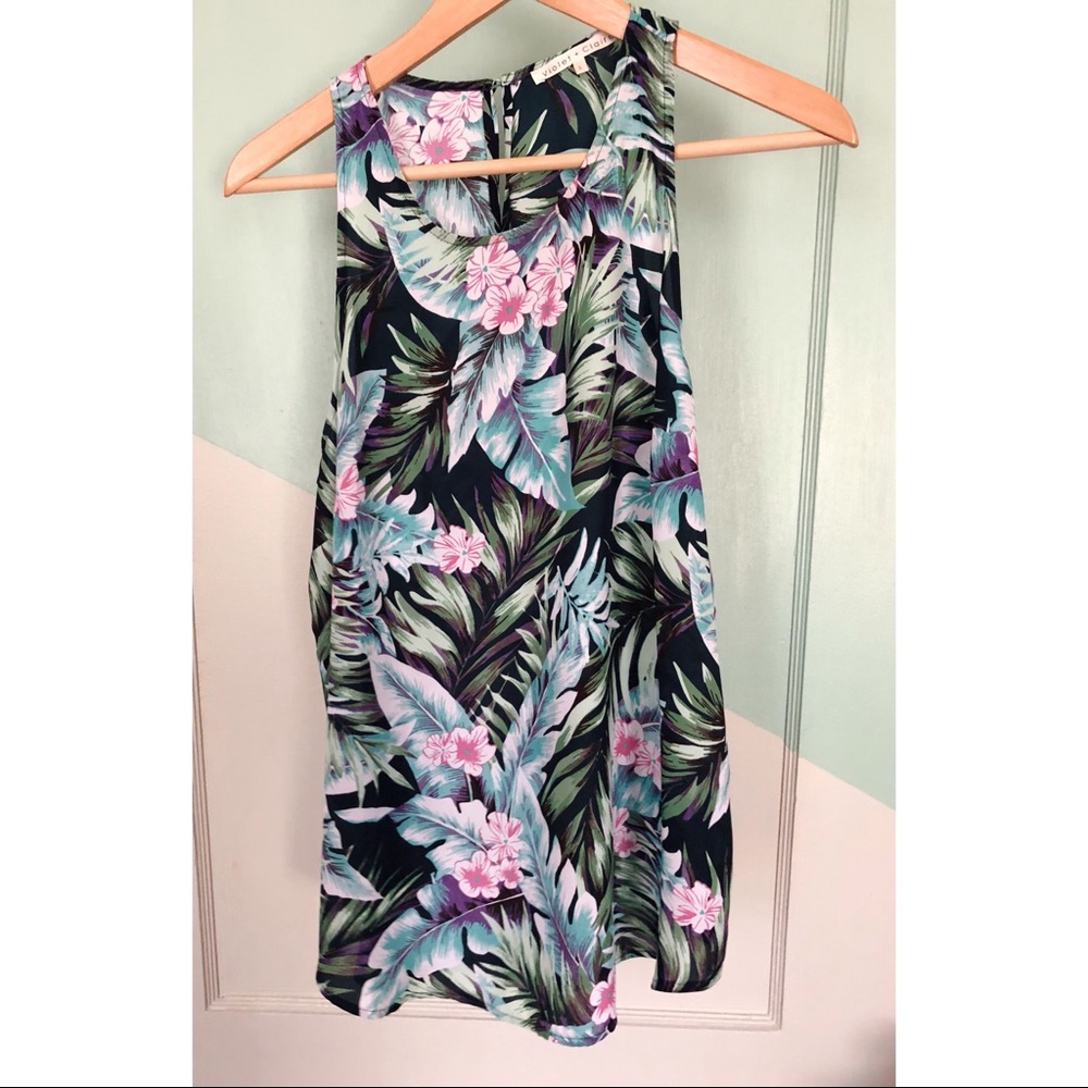 Violet & Claire floral tank top